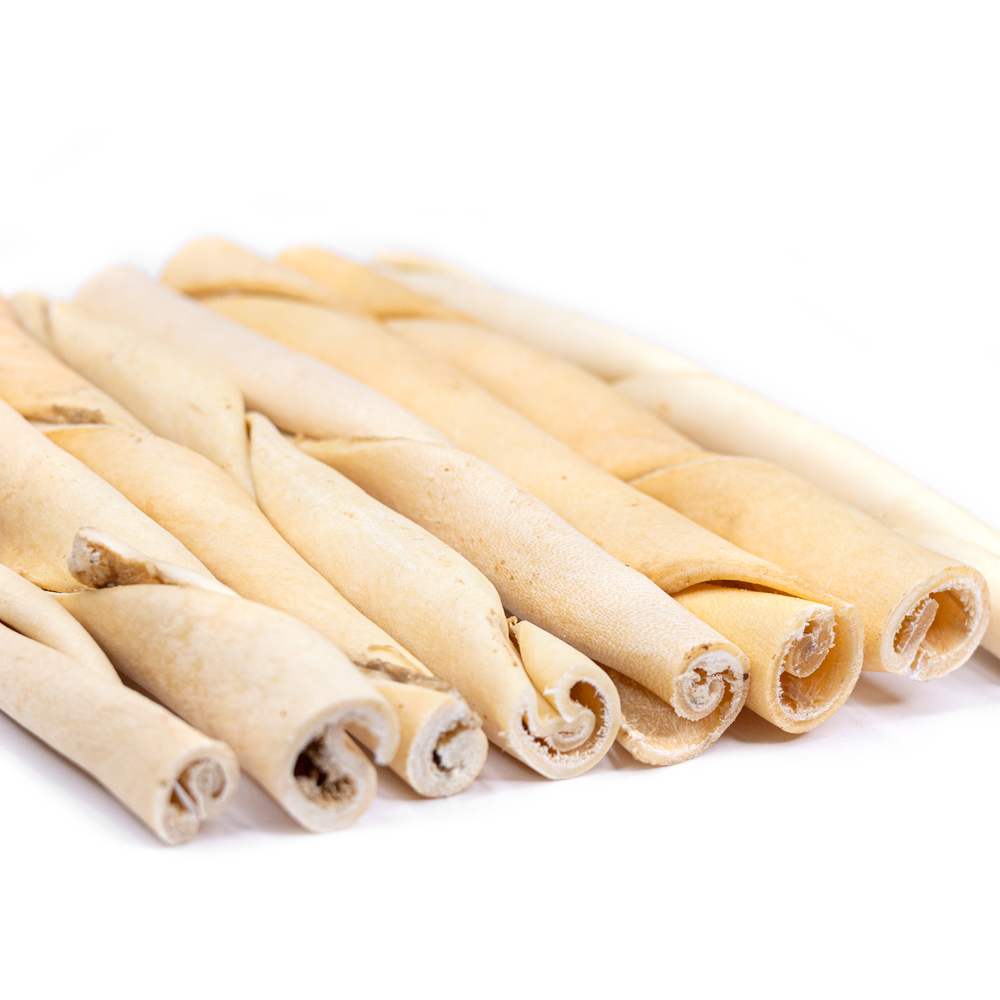 Twisted Oksehud 25cm 500g