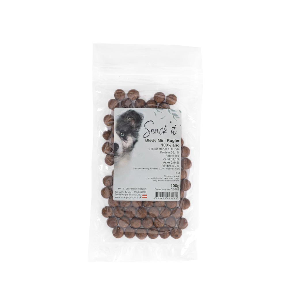 Bløde Mini Kugler 100% And - 100g