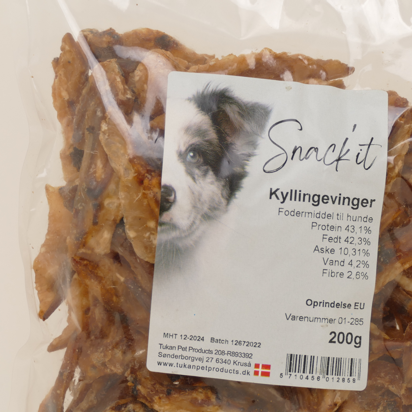 Snack'it Kyllingevinger 200g - nikos happy tail