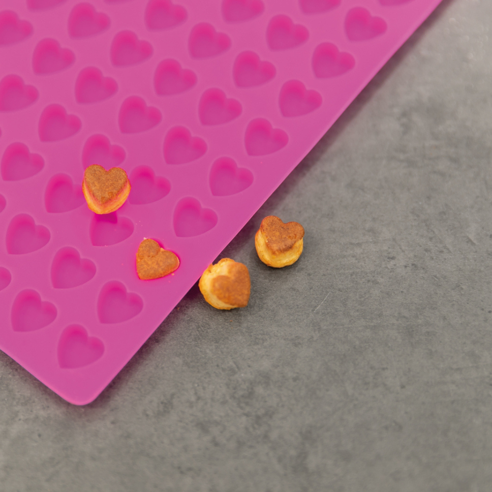 Bagemåtte i silicone Hearts