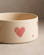 Cozy Hearts Keramikskål 16,5 cm, sæt med 2 stk.