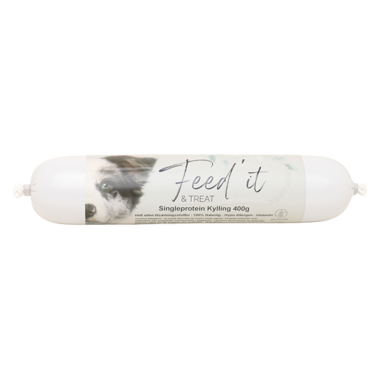 Feed'it & Treat Singleprotein Kylling 400g - nikos happy tail