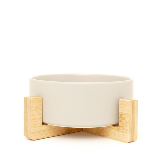 Nordic Bamboo Keramik Hundeskål - nikos happy tail