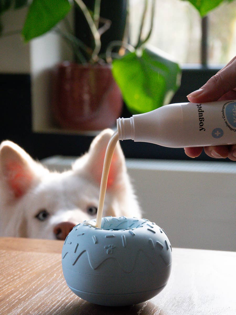 Aktivitetslegetøj til hund - Yoomy Donut - Blå
