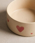 Cozy Hearts Keramikskål 16,5 cm, sæt med 2 stk.