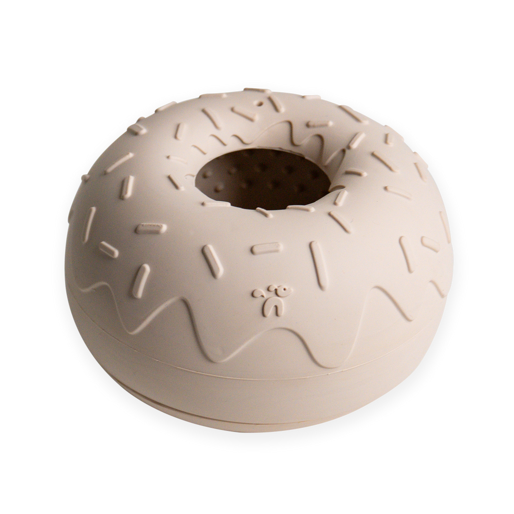 Beskæftigelseslegetøj til hund - Yoomy Donut - Sand