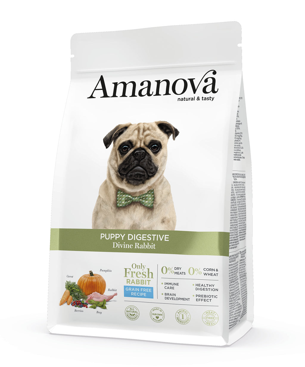 Amanova Skøn Kanin - Kornfrit hvalpefoder - 7 kg