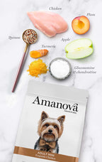 Amanova Udsøgt Kylling - Voksen hundefoder til små hunde - 7 kg