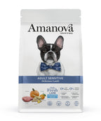 Amanova Velsmagende Lam - Kornfrit voksen hundefoder - 10 kg