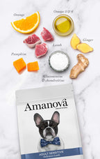 Amanova Velsmagende Lam - Kornfrit voksen hundefoder - 10 kg