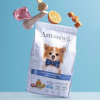 Amanova Velsmagende Lam - Kornfrit voksen hundefoder til små hunde - 2 kg