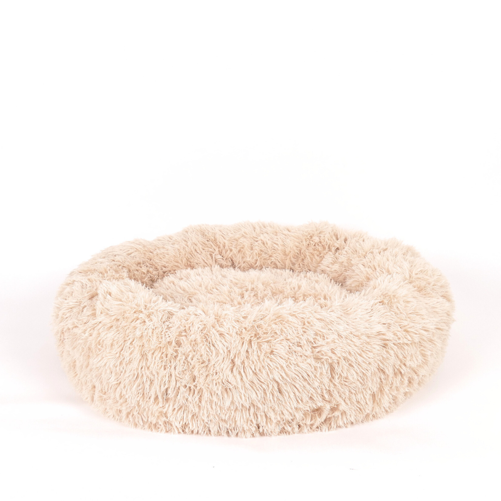 Happy Sleep Donut Hundeseng Beige