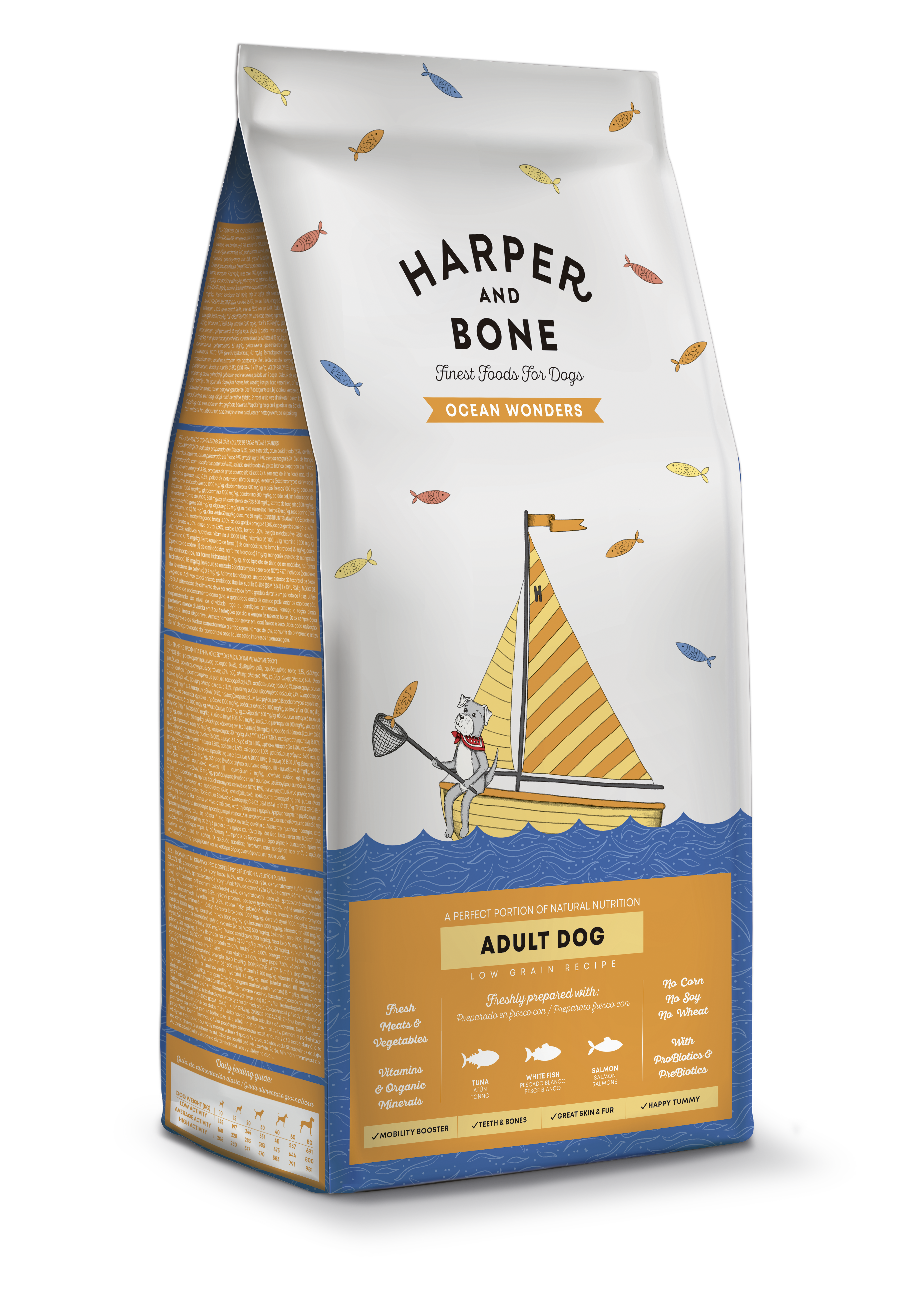 Haper & Bone Ocean Wonders - Voksen hundefoder - 12 kg