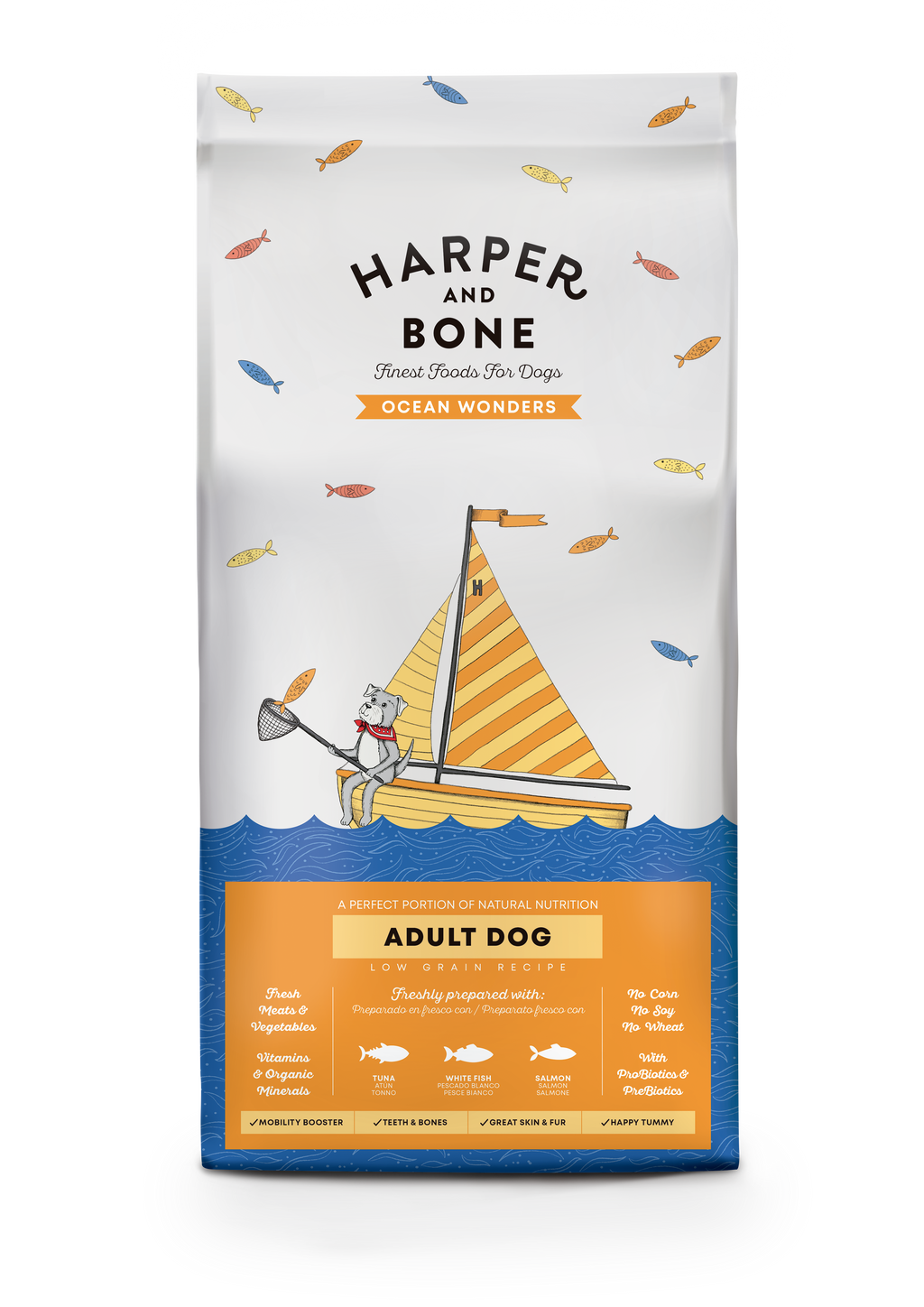 Haper & Bone Ocean Wonders - Voksen hundefoder - 12 kg