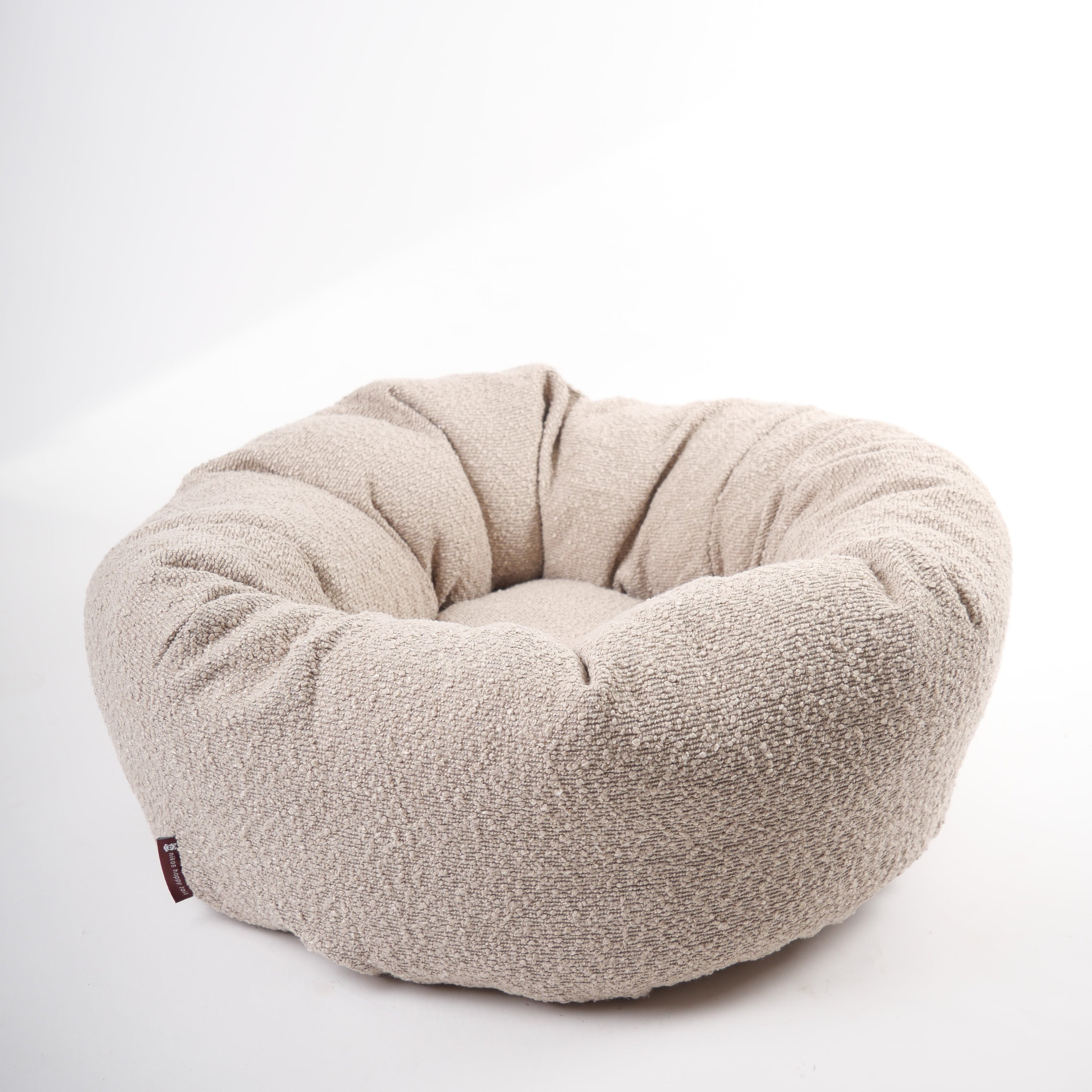 Nora Hundeseng i bouclé Beige