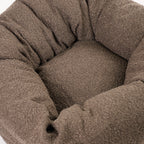 Nora Hundeseng i bouclé Brown