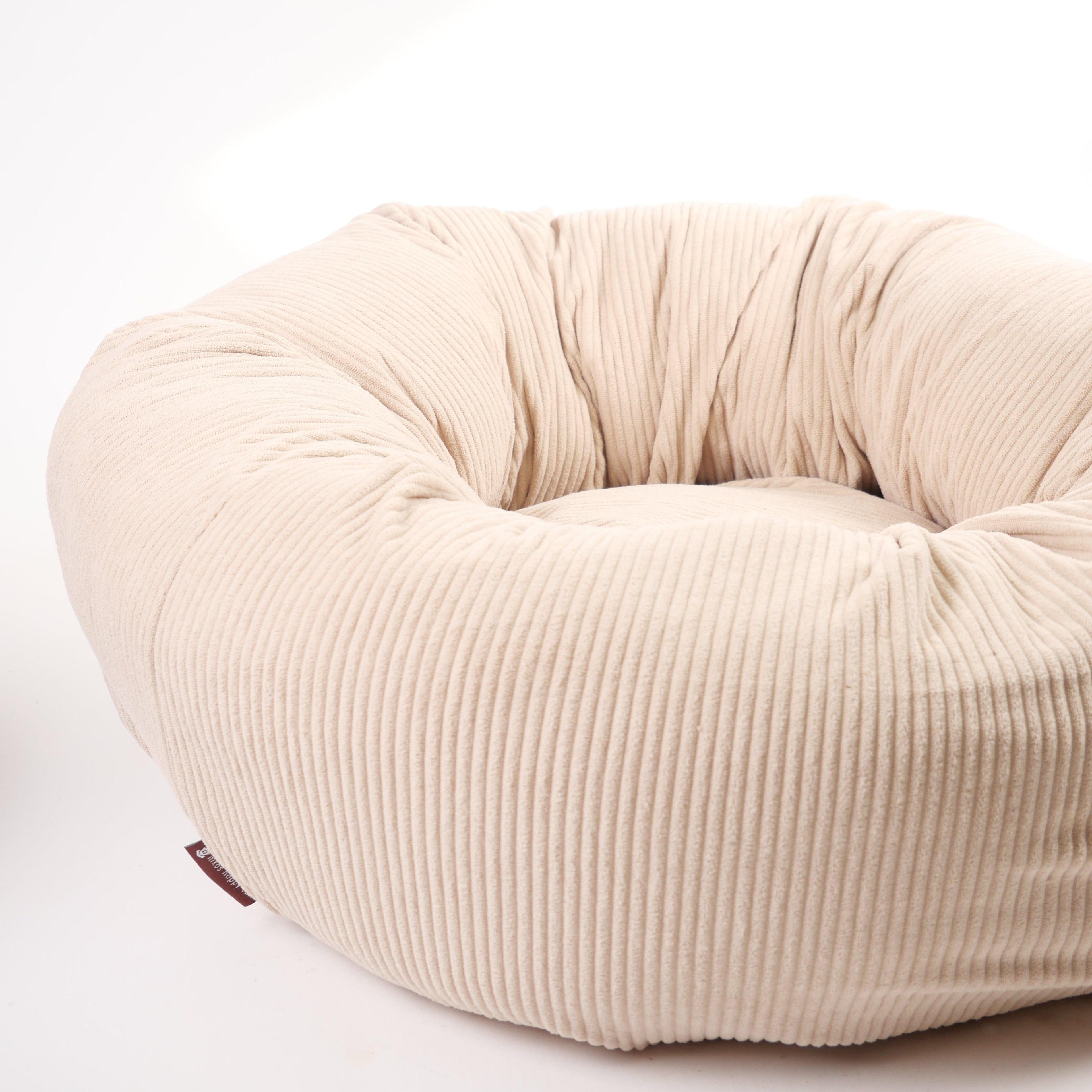 Alfred Hundeseng i fløjl Latte Beige