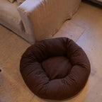 Alfred Hundeseng i fløjl Mocca Brown