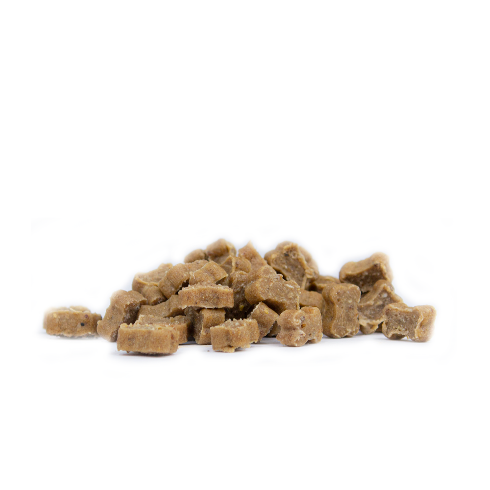 Snack'it Semi-Moist Mini Bones m. Kylling 500g - nikos happy tail