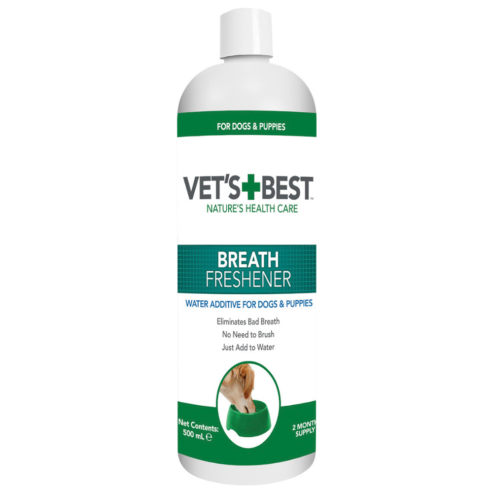 Vets Best Dental frisk ånde dråber - nikos happy tail