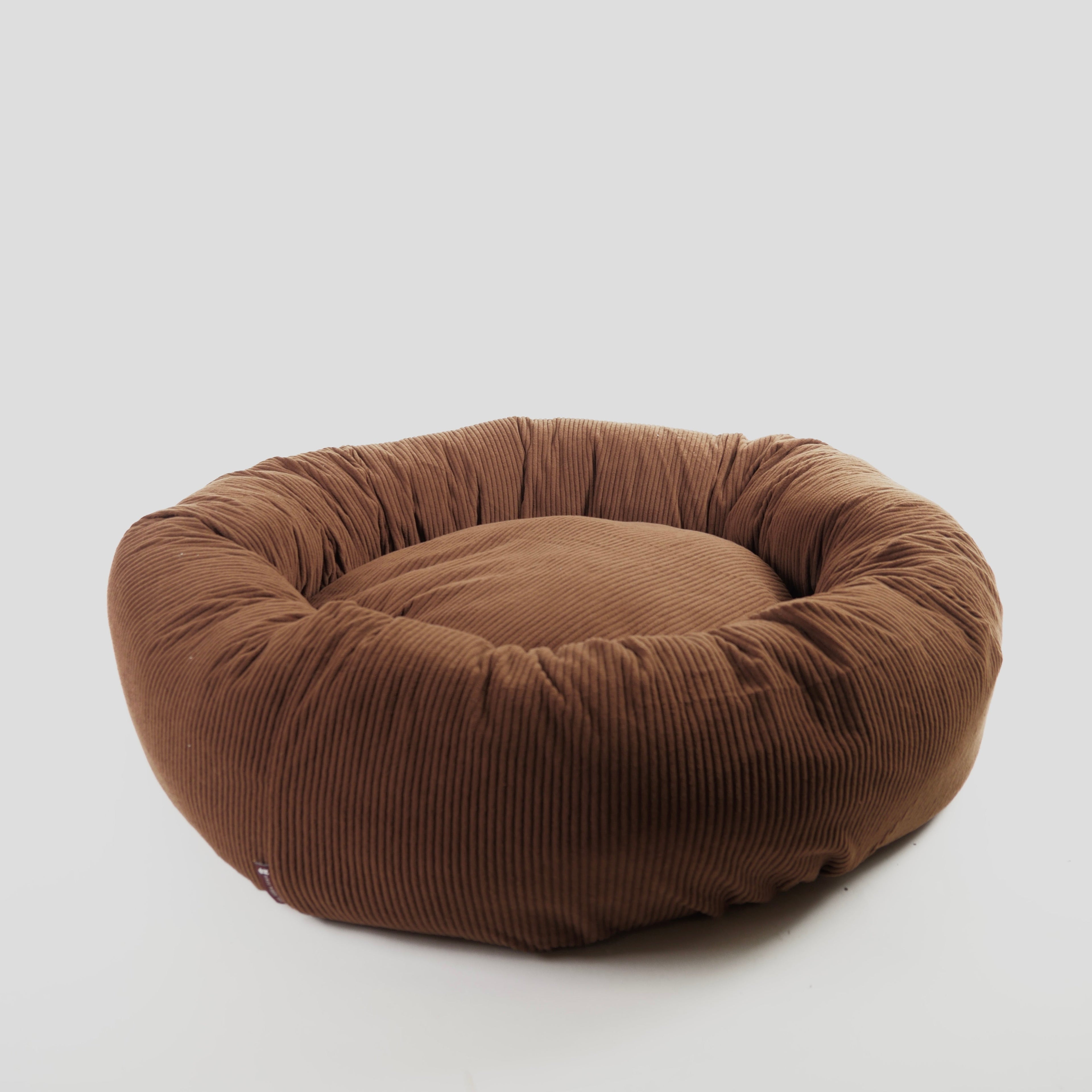 Alfred Hundeseng i fløjl Mocca Brown