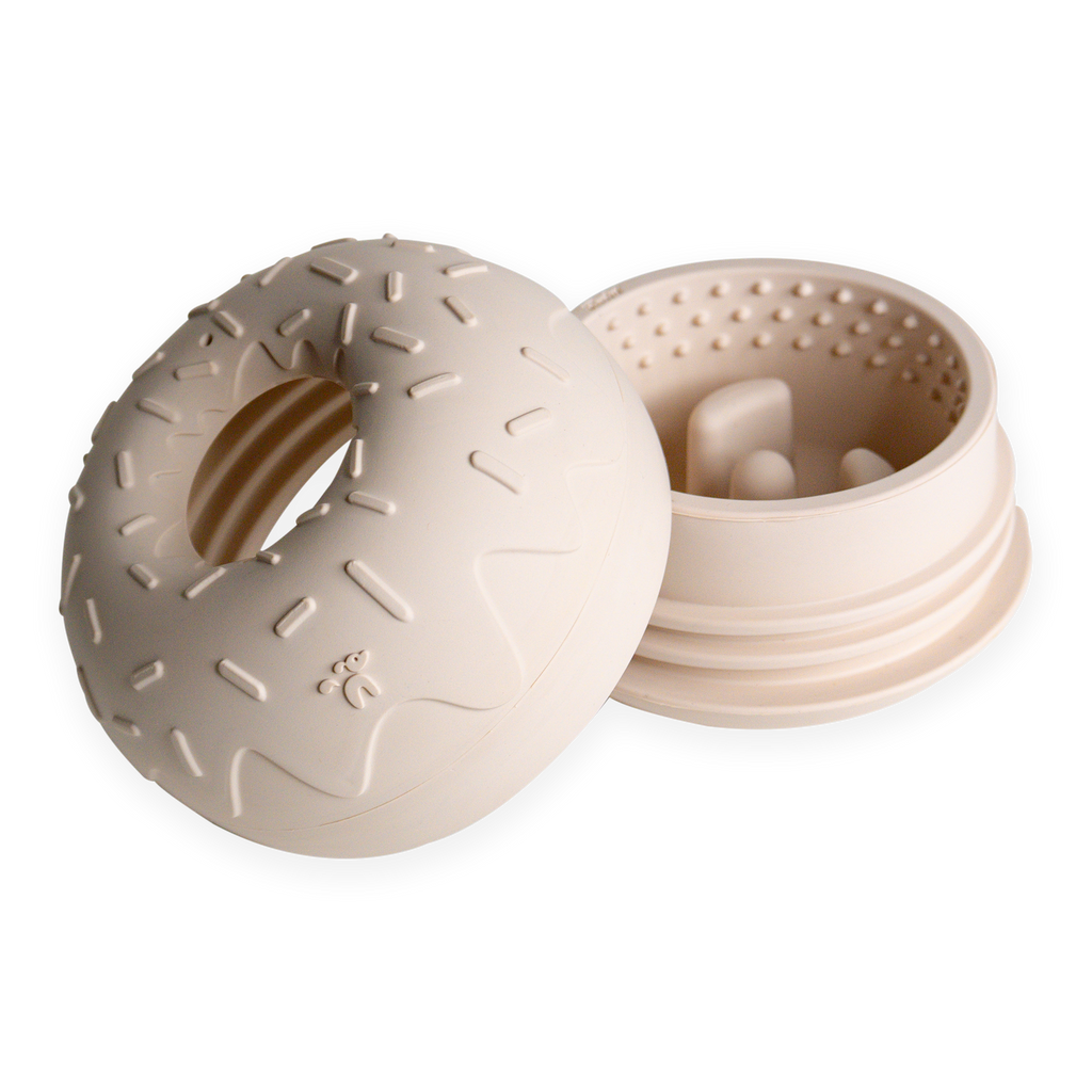 Beskæftigelseslegetøj til hund - Yoomy Donut - Sand