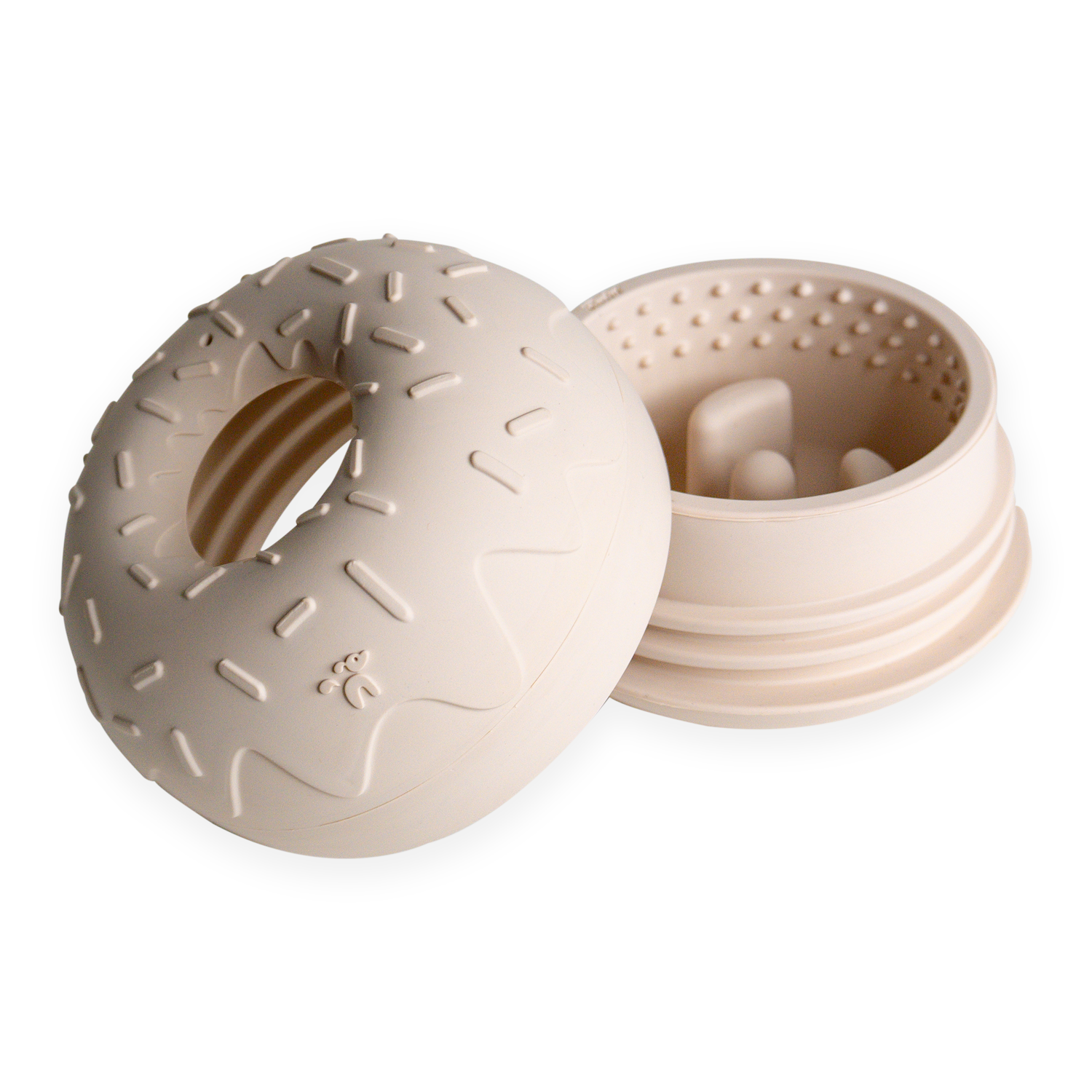 Beskæftigelseslegetøj til hund - Yoomy Donut - Sand