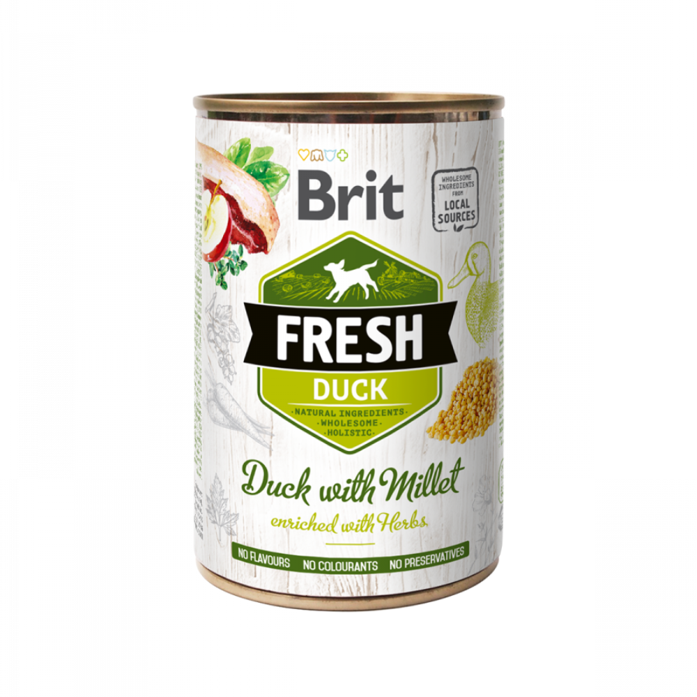 Brit Fresh Duck+Millet 400g