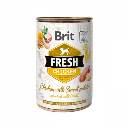 Brit Fresh Chicken+Sweet Potatos 400g